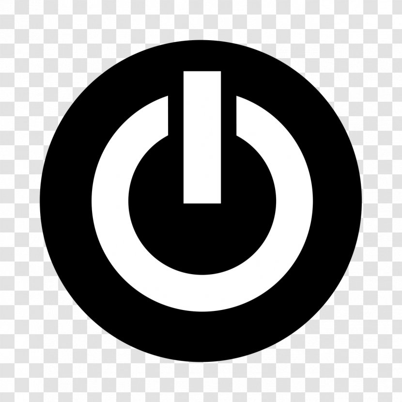 Shutdown Button Logo - Trademark - POWER Transparent PNG