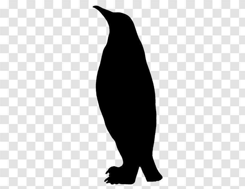 Penguin Clip Art Fauna Silhouette Beak - Tail - Blackandwhite Transparent PNG
