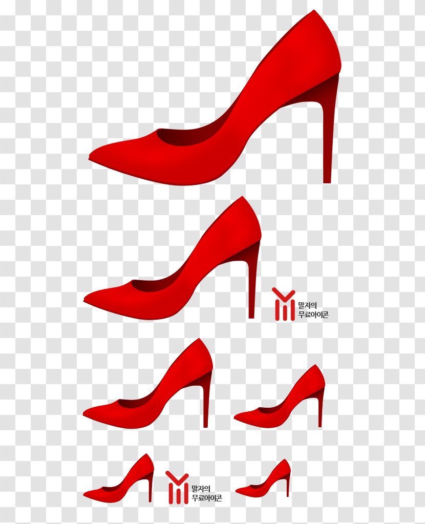 High-heeled Shoe The Red Shoes Clip Art - Watercolor - Psd Transparent PNG