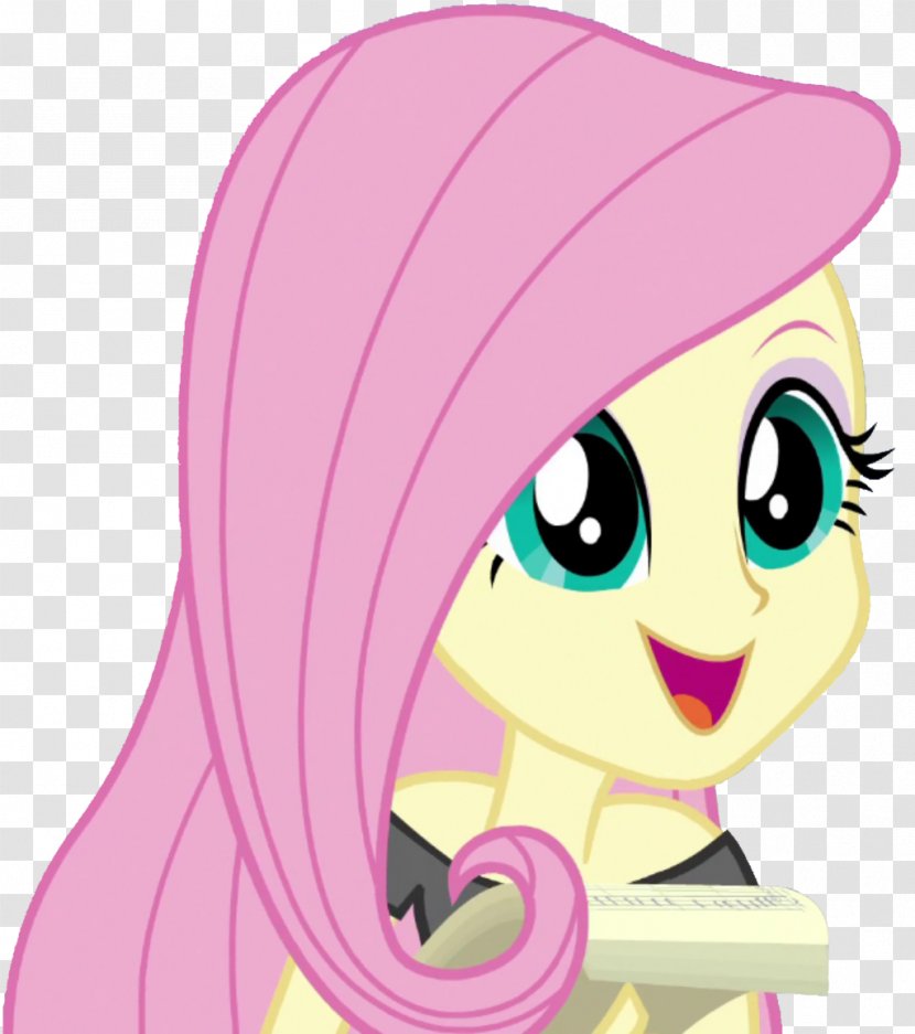 Fluttershy My Little Pony: Equestria Girls DeviantArt - Cartoon - Heart Transparent PNG