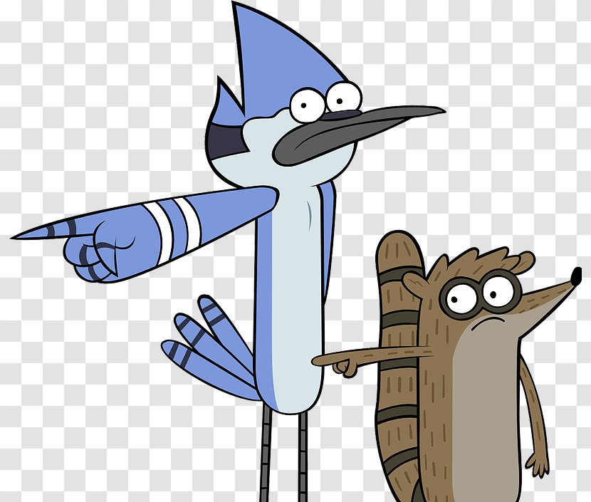 Regular Show: Mordecai And Rigby In 8-Bit Land Cartoon Network Television Show Transparent PNG