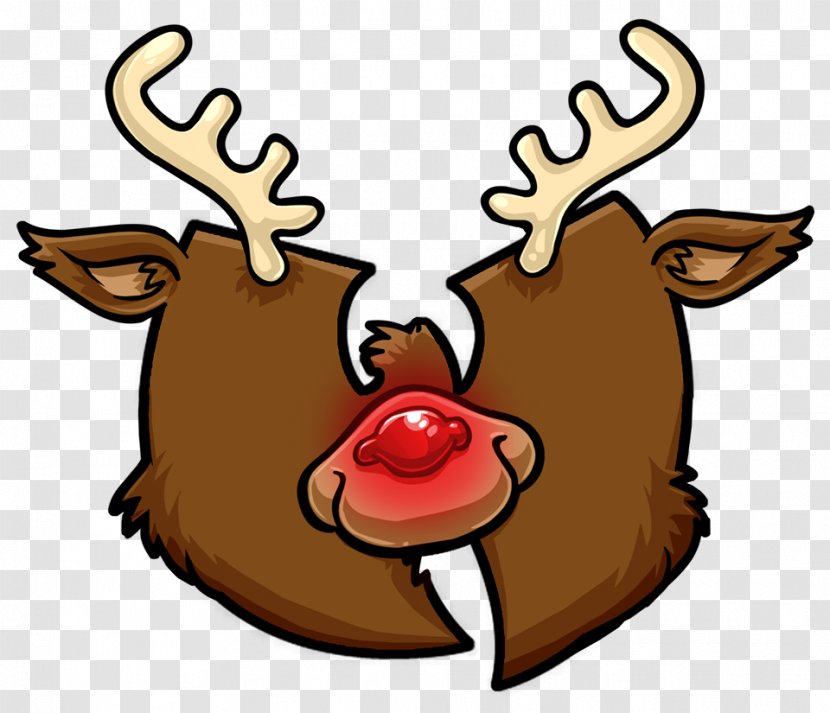 Reindeer Elk Antler Snout Clip Art - Nose Transparent PNG