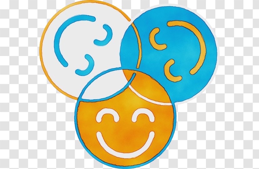 Smiley Face Background - Wink - Symbol Aqua Transparent PNG