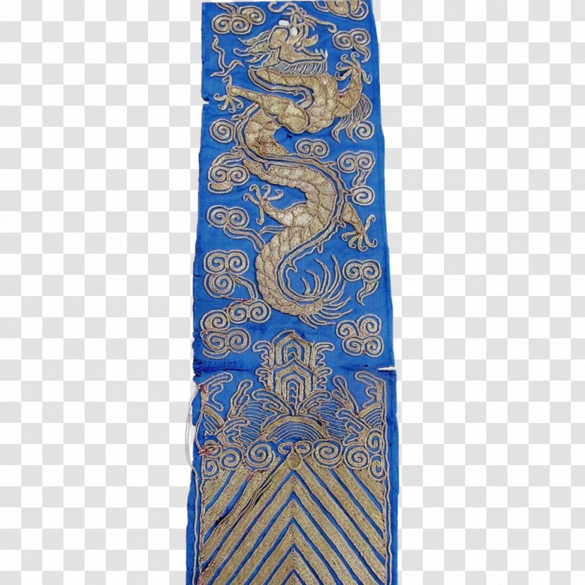 Qing Dynasty Chinese Embroidery Dragon Ruby Lane - Silk Transparent PNG