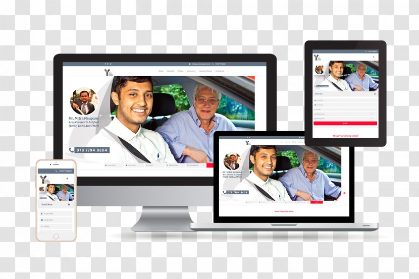 Computer Monitors Communication Display Advertising Multimedia Organization - Driving School Transparent PNG