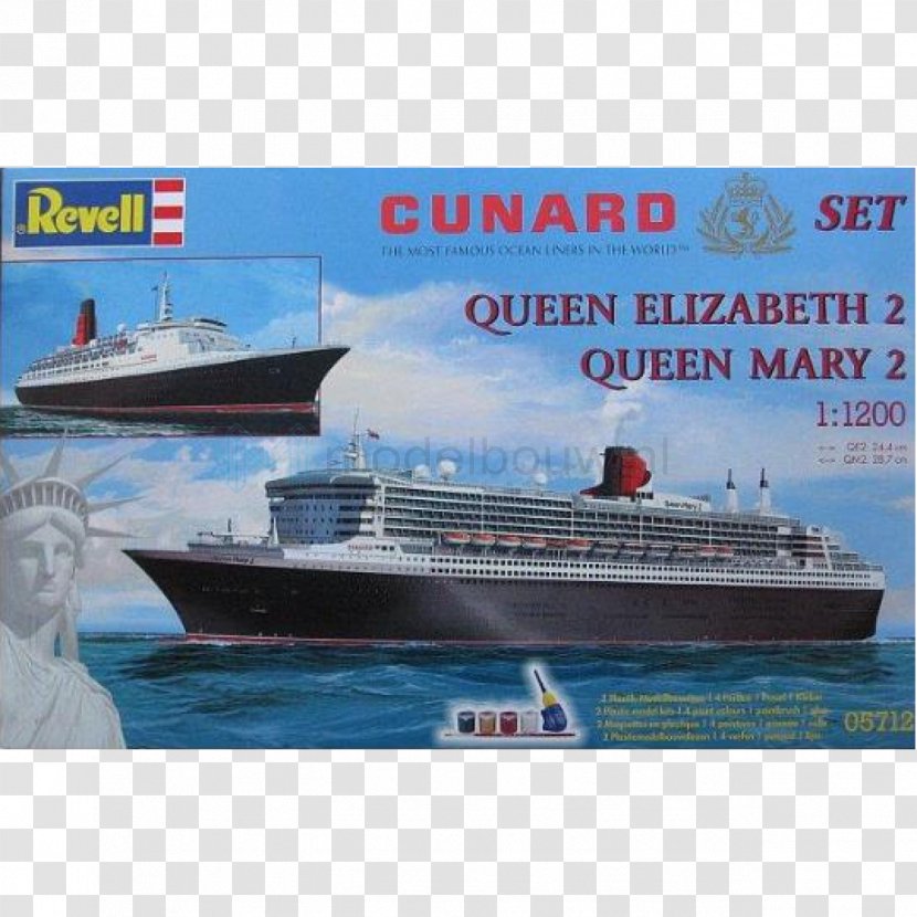 Cruise Ship The Queen Mary Ocean Liner Southampton RMS 2 - Cunard Line Transparent PNG