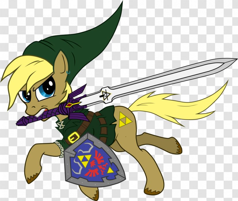 Link Pony Princess Zelda Derpy Hooves The Legend Of - Silhouette - Gaming Transparent PNG
