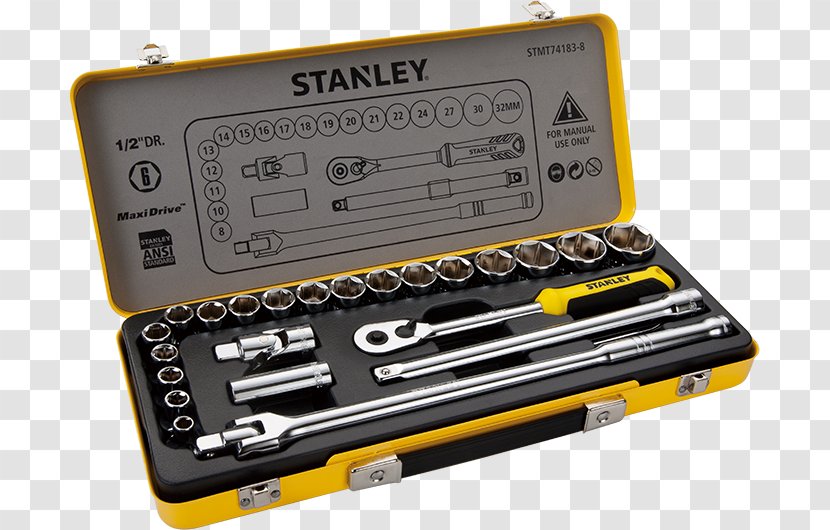 Stanley Hand Tools Spanners Socket Wrench - Dewalt - Tool Transparent PNG