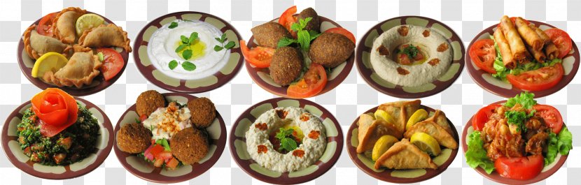 Lebanese Cuisine Meze Hummus Tabbouleh Fattoush - Menu Transparent PNG