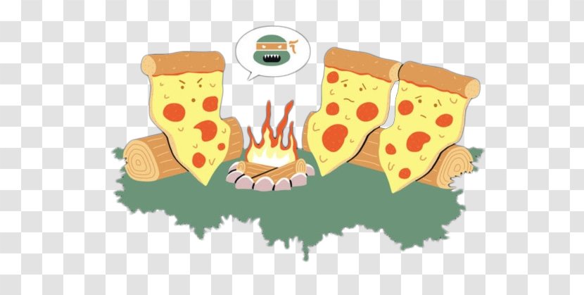 Pizza T-shirt Fast Food Cheese - Three Transparent PNG