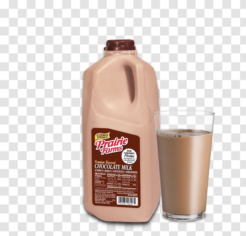 Chocolate Milk Prairie Farms Dairy Plant - Skimmed - White Transparent PNG