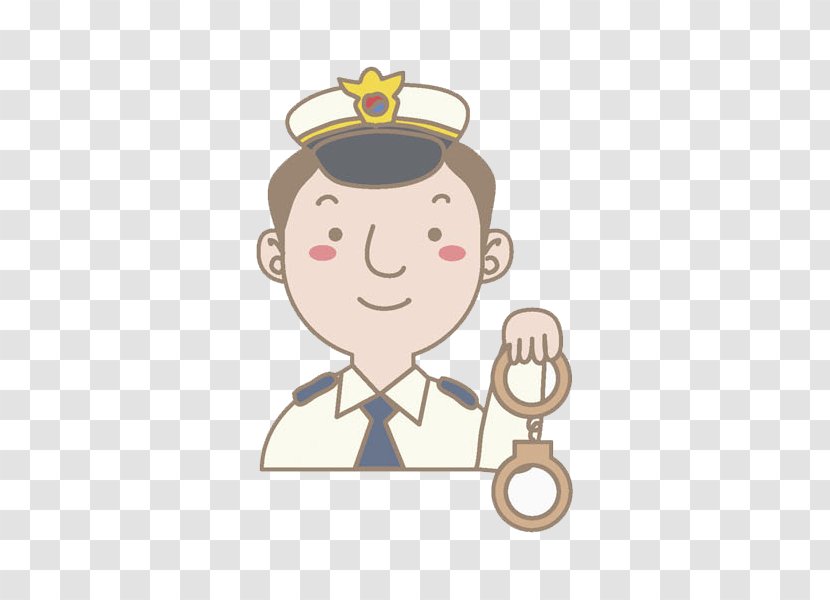 Handcuffs Police Officer Drawing Illustration - Product Transparent PNG