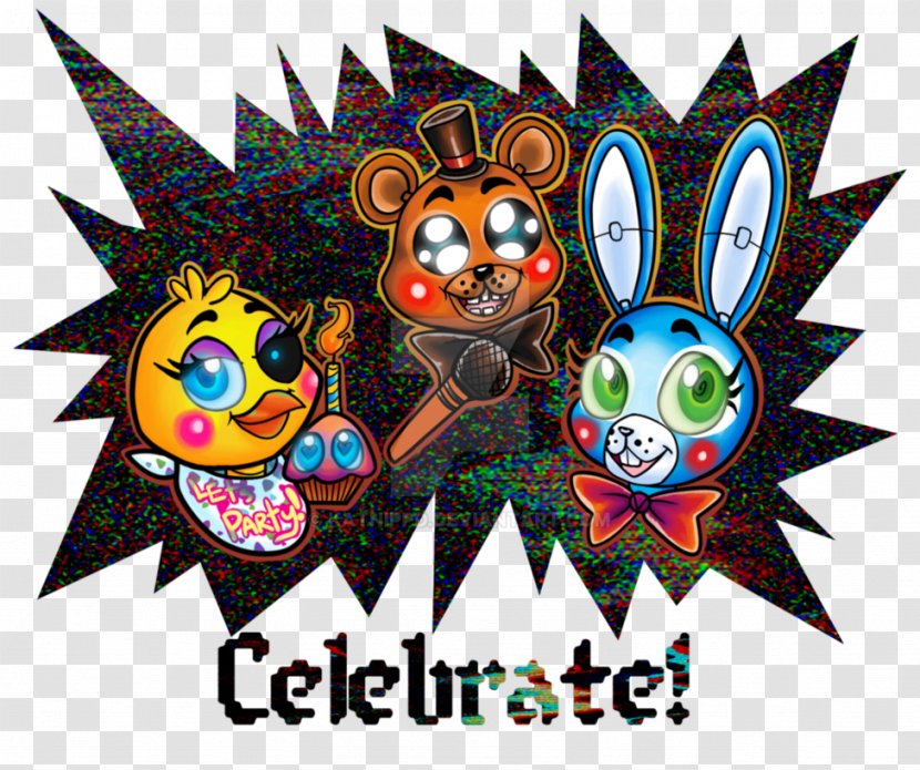 Five Nights At Freddy's 2 Art Graphic Design - Freddy S - Celebrate Transparent PNG