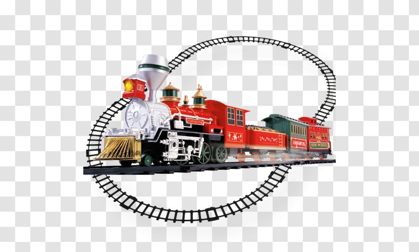 Train Steam Locomotive Railroad Car Excavator - Loader - Christmas Express Transparent PNG