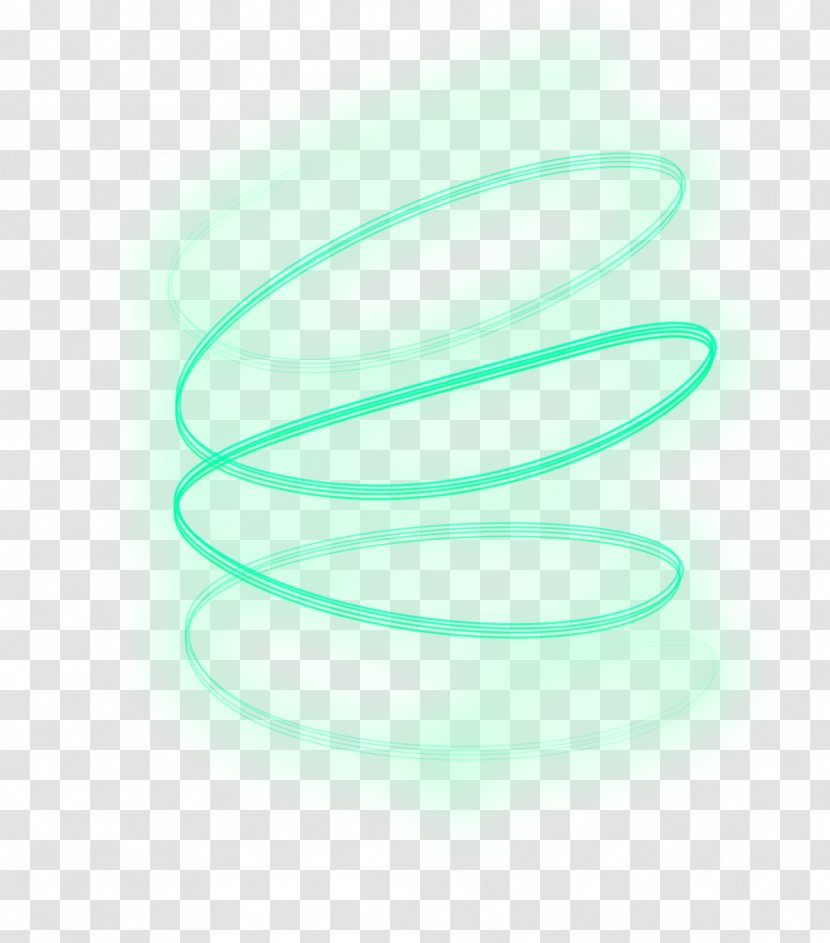 Green Rotation - Aqua - Simple Rotary Circle Effect Element Transparent PNG