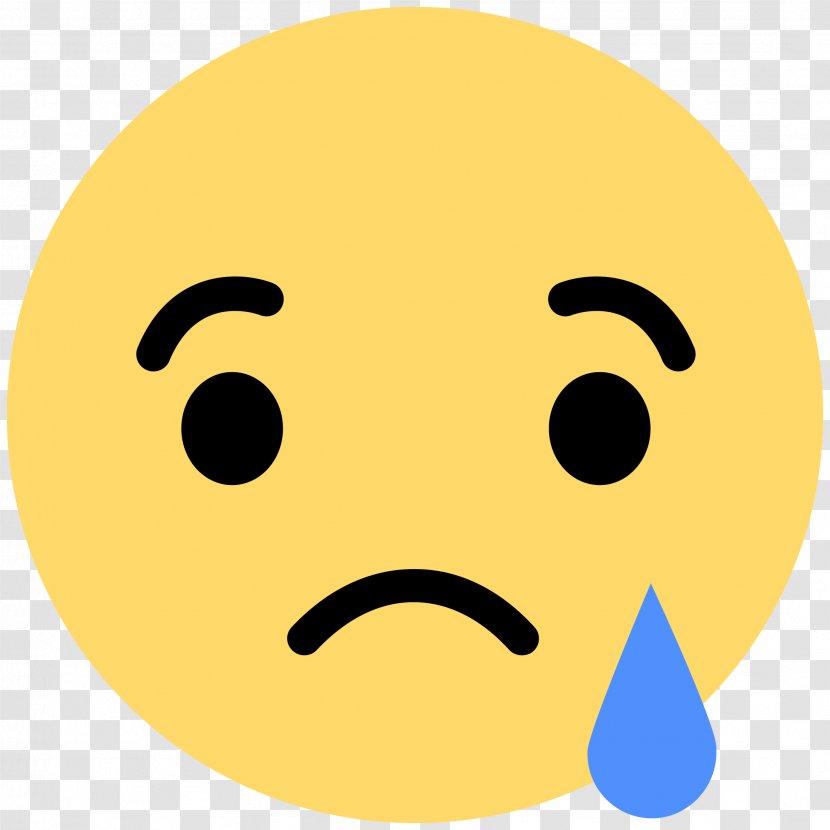 Facebook Like Button Emoticon Sadness - Snout - Emoji Transparent PNG