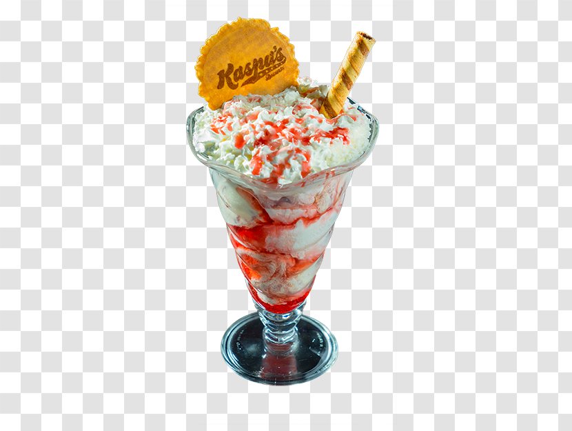 Sundae Knickerbocker Glory Ice Cream Cones Dame Blanche - Restaurant - Glass Transparent PNG