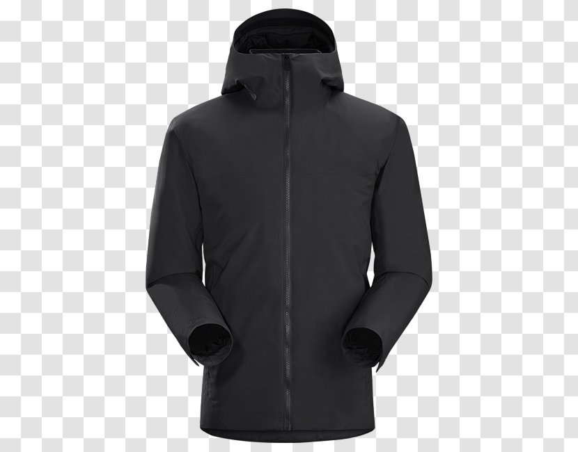 Hoodie Arc'teryx Men's Alpha SV Jacket Arc-teryx Arc’teryx Koda - Sleeve - Black Fleece With Hood Transparent PNG