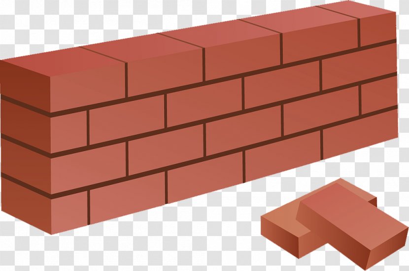 Brick Wall Illustration - Product - Vector Red Transparent PNG
