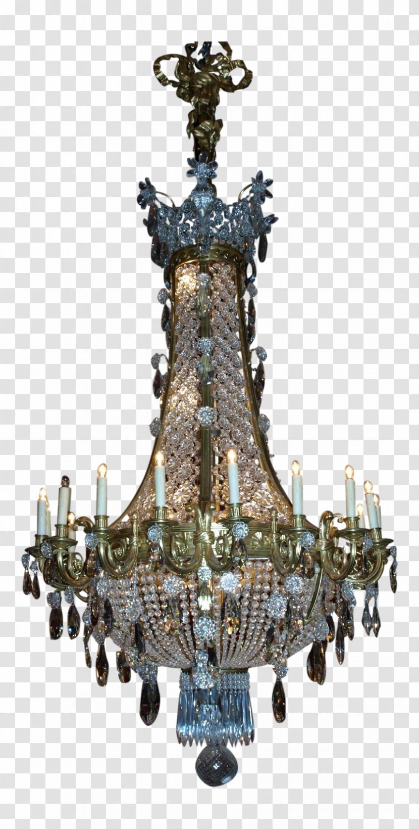 Chandelier Baccarat Lighting Light Fixture Ceiling - Metal - European Crystal Chandeliers Transparent PNG