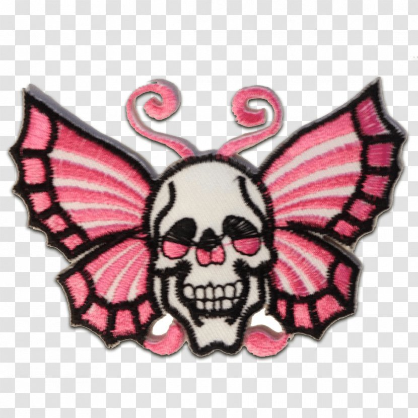Embroidered Patch Skull Iron-on Embroidery - Fictional Character Transparent PNG