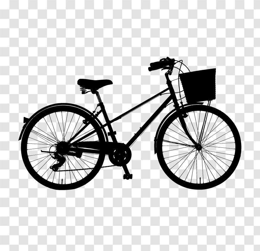 Bicycle Cycling Silhouette Clip Art - Accessory - Vector Bike Transparent PNG