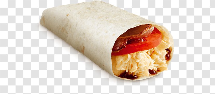 Wrap Burrito Bacon, Egg And Cheese Sandwich Scrambled Eggs - Mission - Bacon Transparent PNG