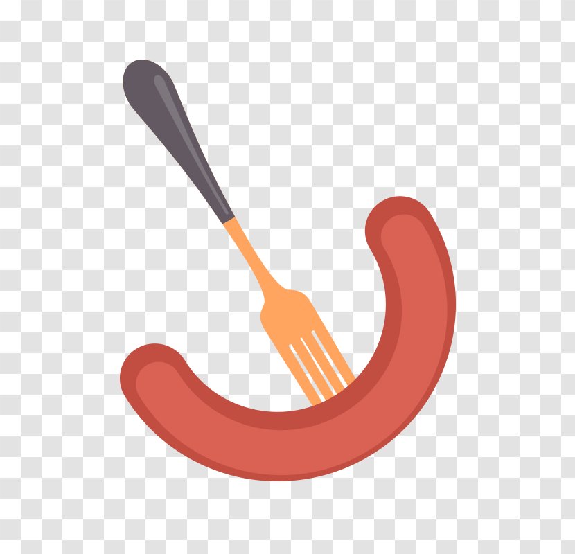 Food Design Sausage European Cuisine - Ham - Fork Transparent PNG