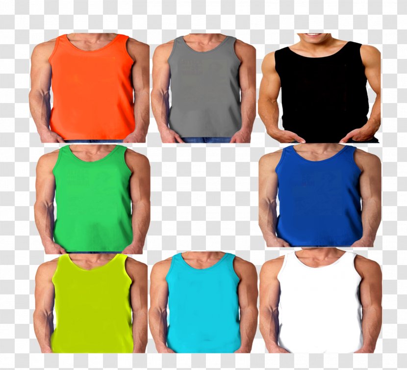 Sleeveless Shirt T-shirt Shoulder Gilets - T Transparent PNG