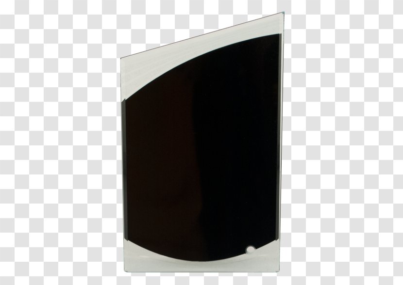 Rectangle - Black M - Glass Plaque Transparent PNG