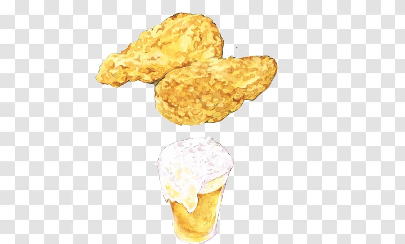 Beer Fried Chicken Nugget Karaage - Junk Food - And Hand Painting Material Picture Transparent PNG