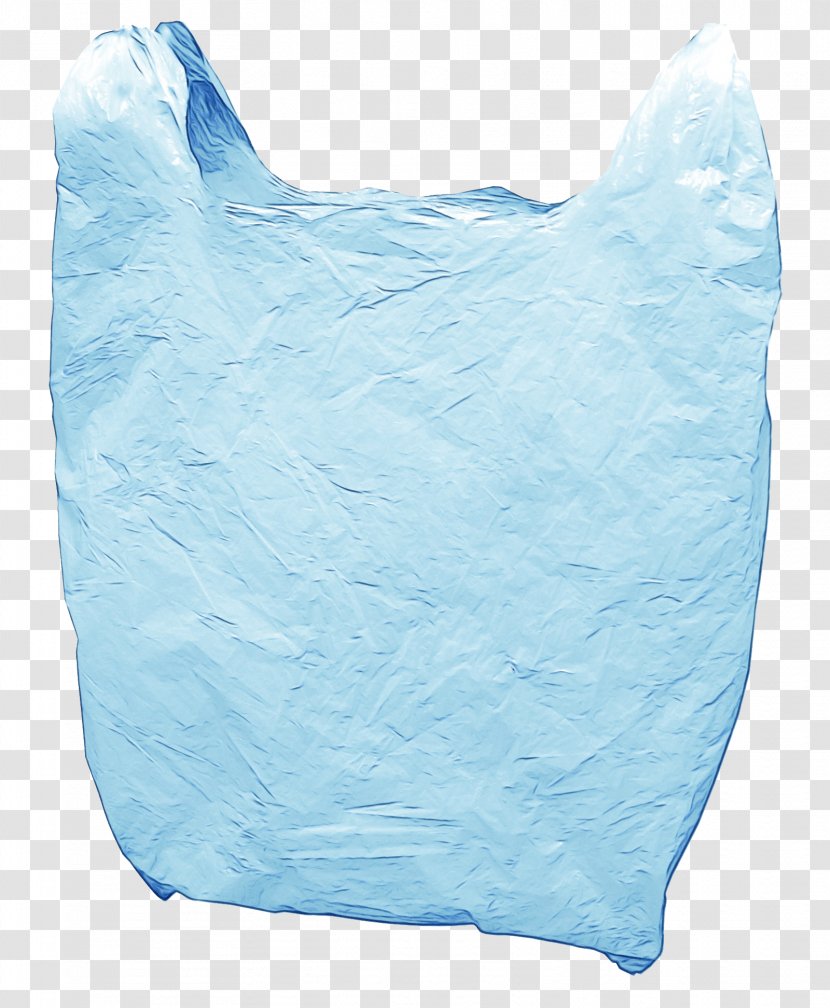 Plastic Bag Background - Aqua Turquoise Transparent PNG