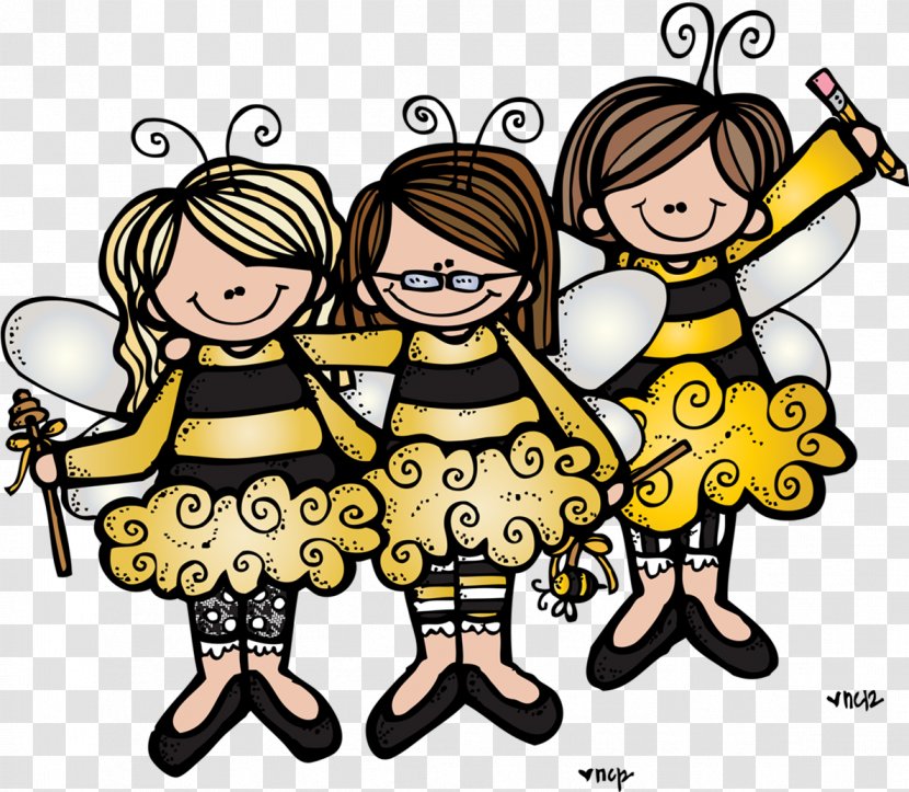 Western Honey Bee Beehive Clip Art - Friendship - Doodle Transparent PNG