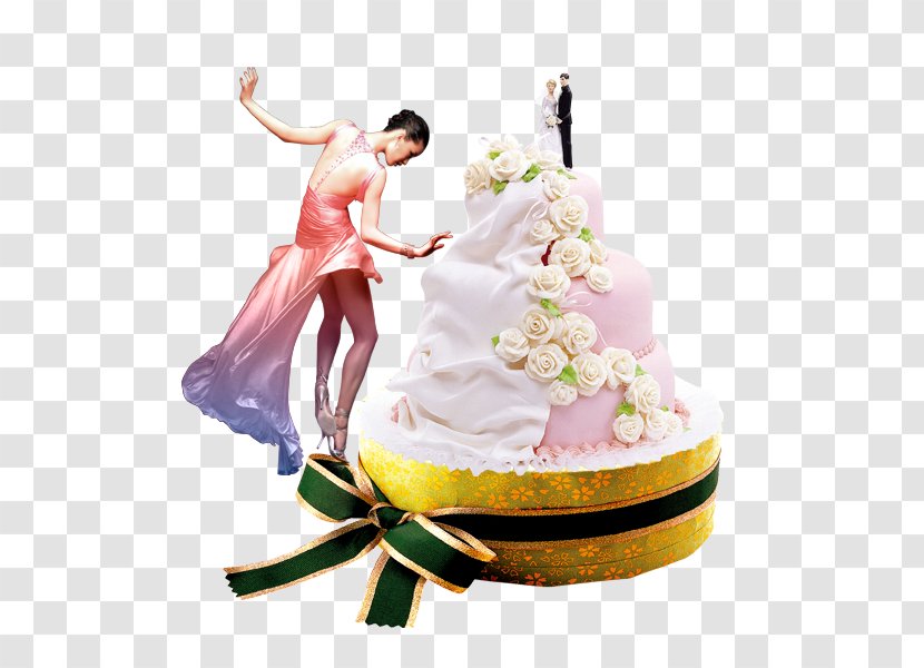 Wedding Cake Dobos Torte Buttercream - Frame Transparent PNG