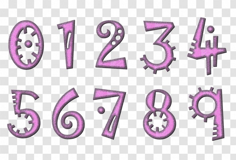 Ordinal Number Numerical Digit English Personal Identification - Magenta - Arabic Numerals Transparent PNG