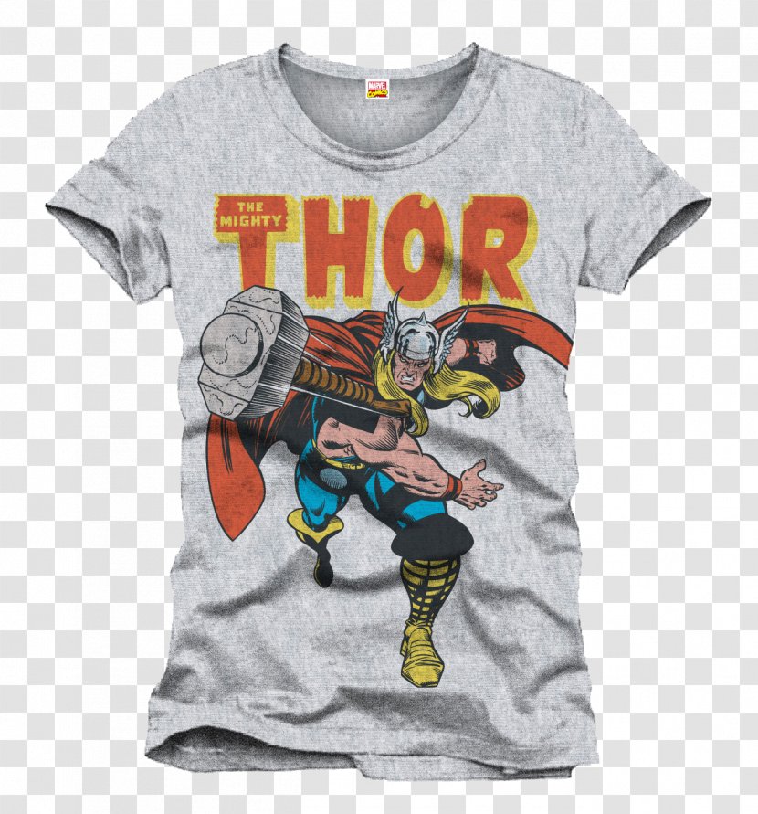 T-shirt Thor Iron Man Spider-Man Captain America - Tshirt Transparent PNG