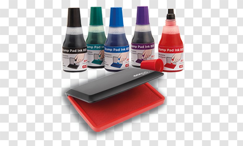 Rubber Stamp Paper Ink Seal Color - Bottle Transparent PNG