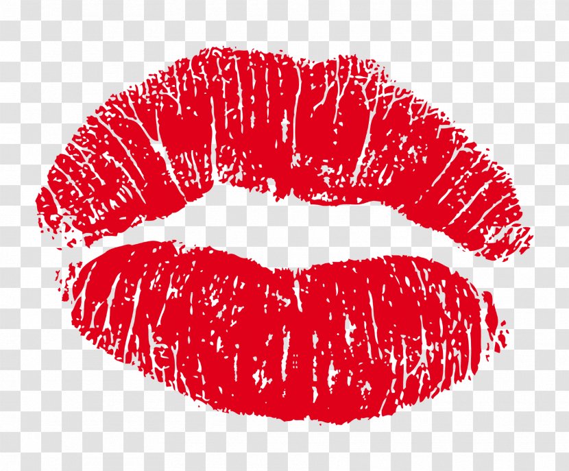 Lipstick Kiss Color Cosmetics - Pattern - Image Transparent PNG