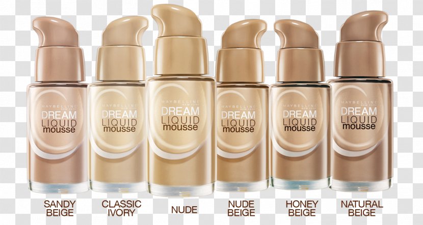 Maybelline Dream Liquid Mousse Matte Foundation Cosmetics - Undertones Transparent PNG