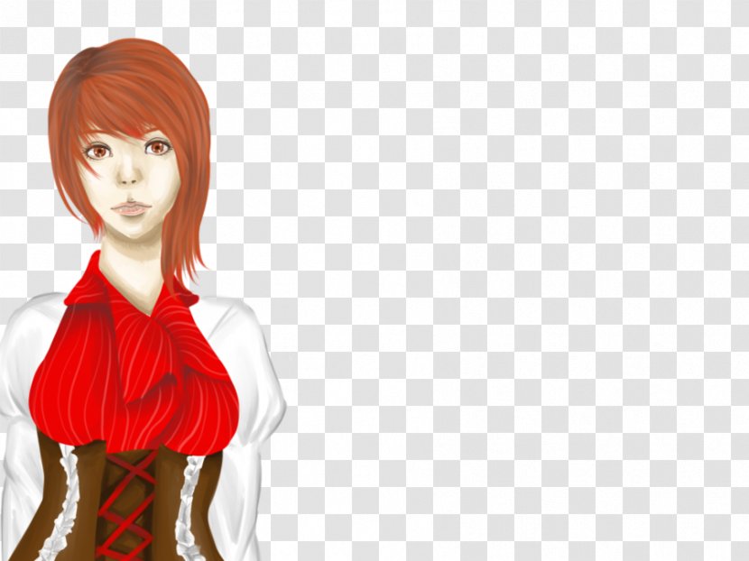 Red Hair Coloring Brown - Silhouette Transparent PNG