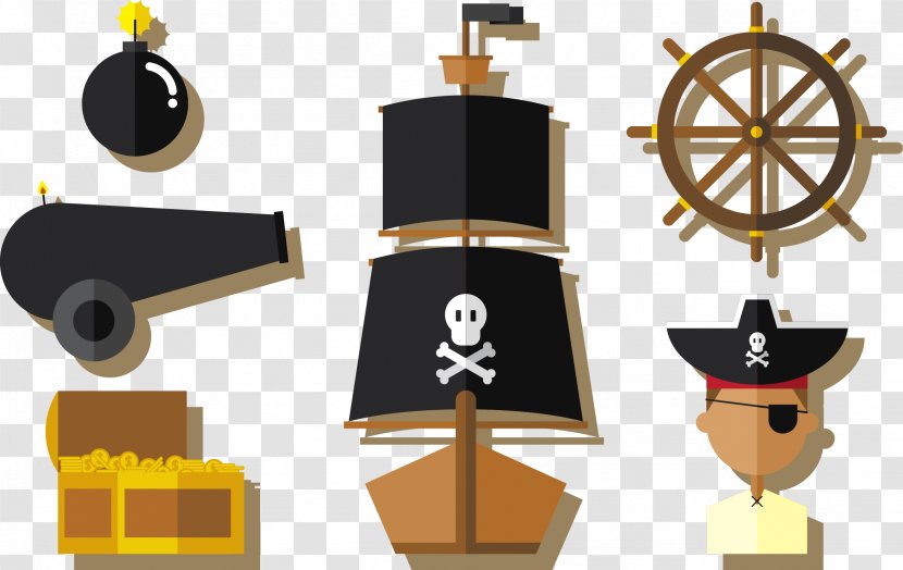 Vector Pirate - Brand - Rudder Transparent PNG