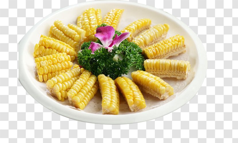 Corn On The Cob French Fries Maize - Vegetable - Stomping Segment Transparent PNG