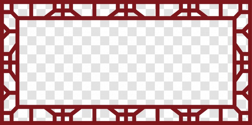Picture Frame - Recreation - Chinese Wind Vector Rectangular Transparent PNG