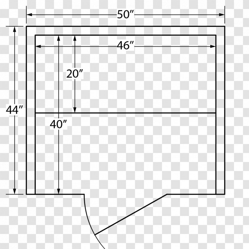 Paper Drawing Furniture - Rectangle - Essential Transparent PNG