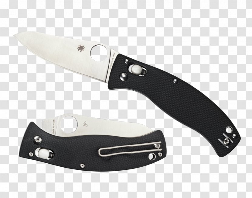 Pocketknife Blade Spyderco CPM S30V Steel - Knives Transparent PNG