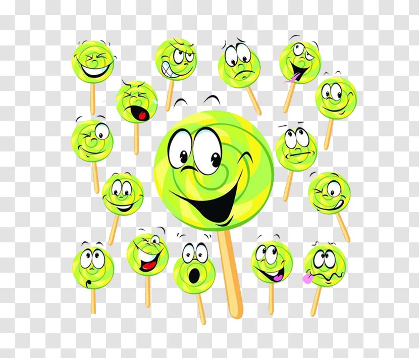 Lollipop Cartoon Stock Photography Royalty-free - Yellow - Happy Transparent PNG