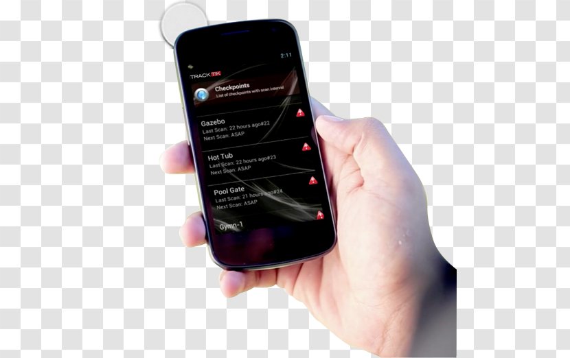 Feature Phone Smartphone TrackTik Mobile Phones Portable Media Player - Hand Tour Transparent PNG