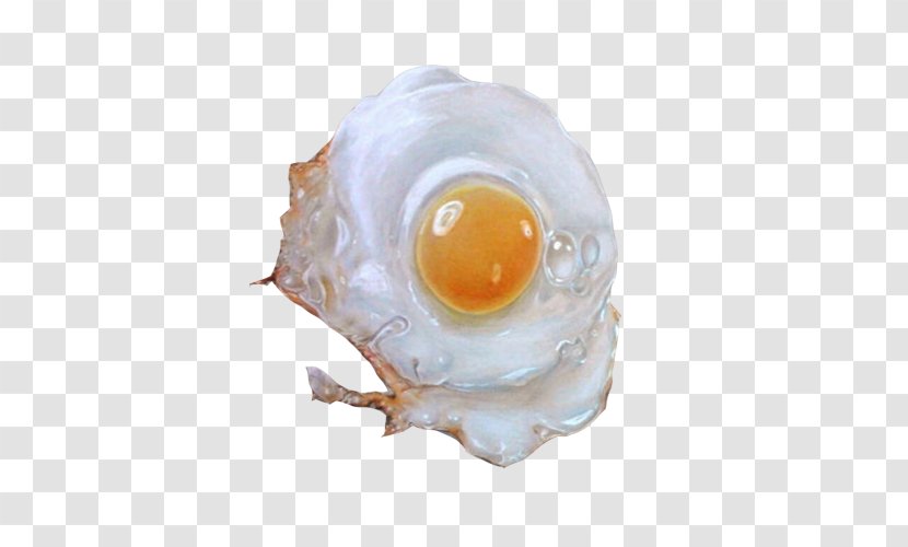 Egg Yolk Frying - Fried Eggs, Hand Drawing Creative Image Transparent PNG