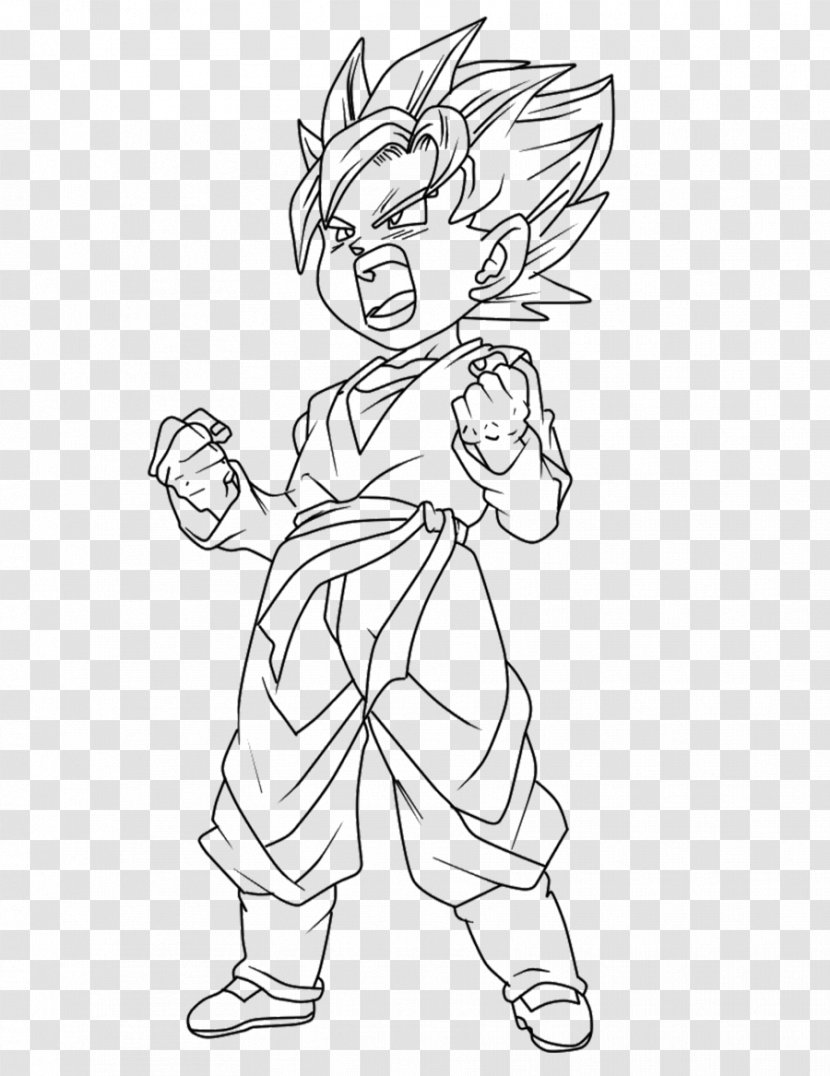 Gotenks Trunks Goku Gohan - Fictional Character Transparent PNG