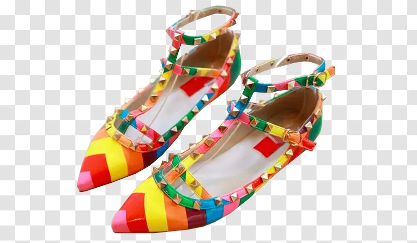 Sandal Shoe - Outdoor - Rainbow Sandals Transparent PNG